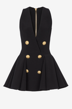Makia Pleated Flared Mini Dress Flowering Girl