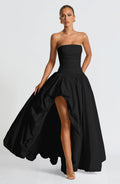 Jillian Maxi Dress - Black Flowering Girl