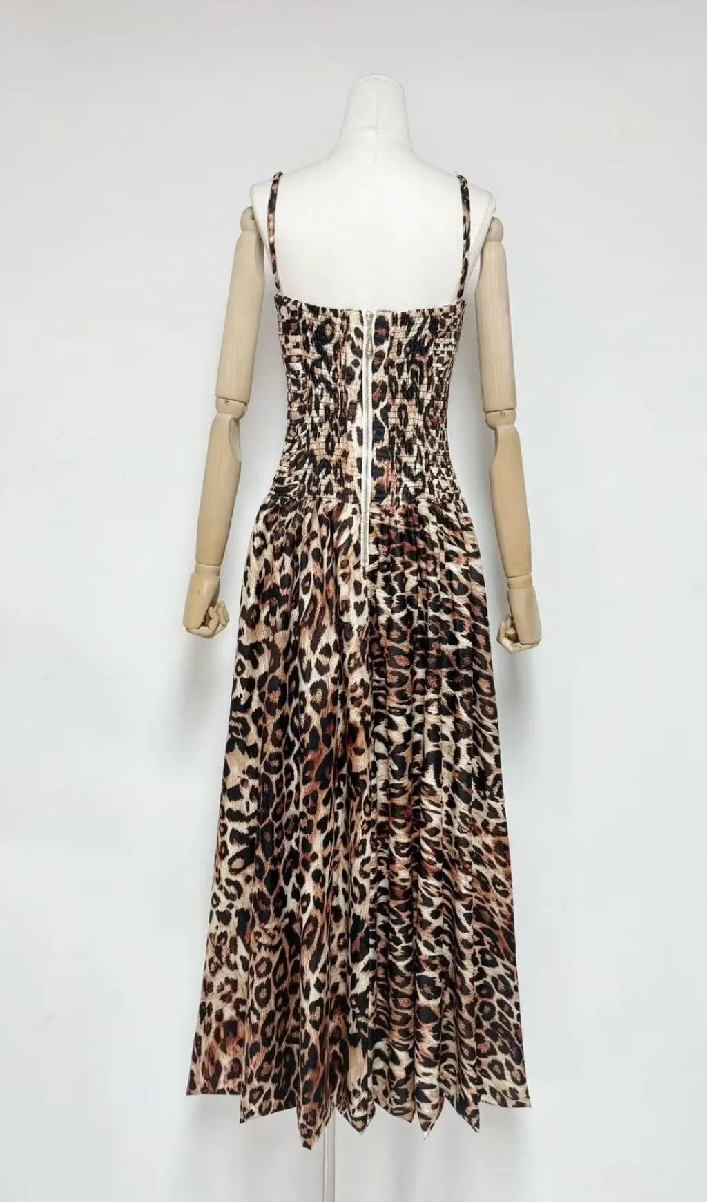 Hestia Strapless Leopard Maxi Dress Flowering Girl
