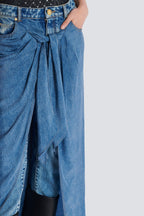 Austyn Jeans With Draped Skirt Flowering Girl