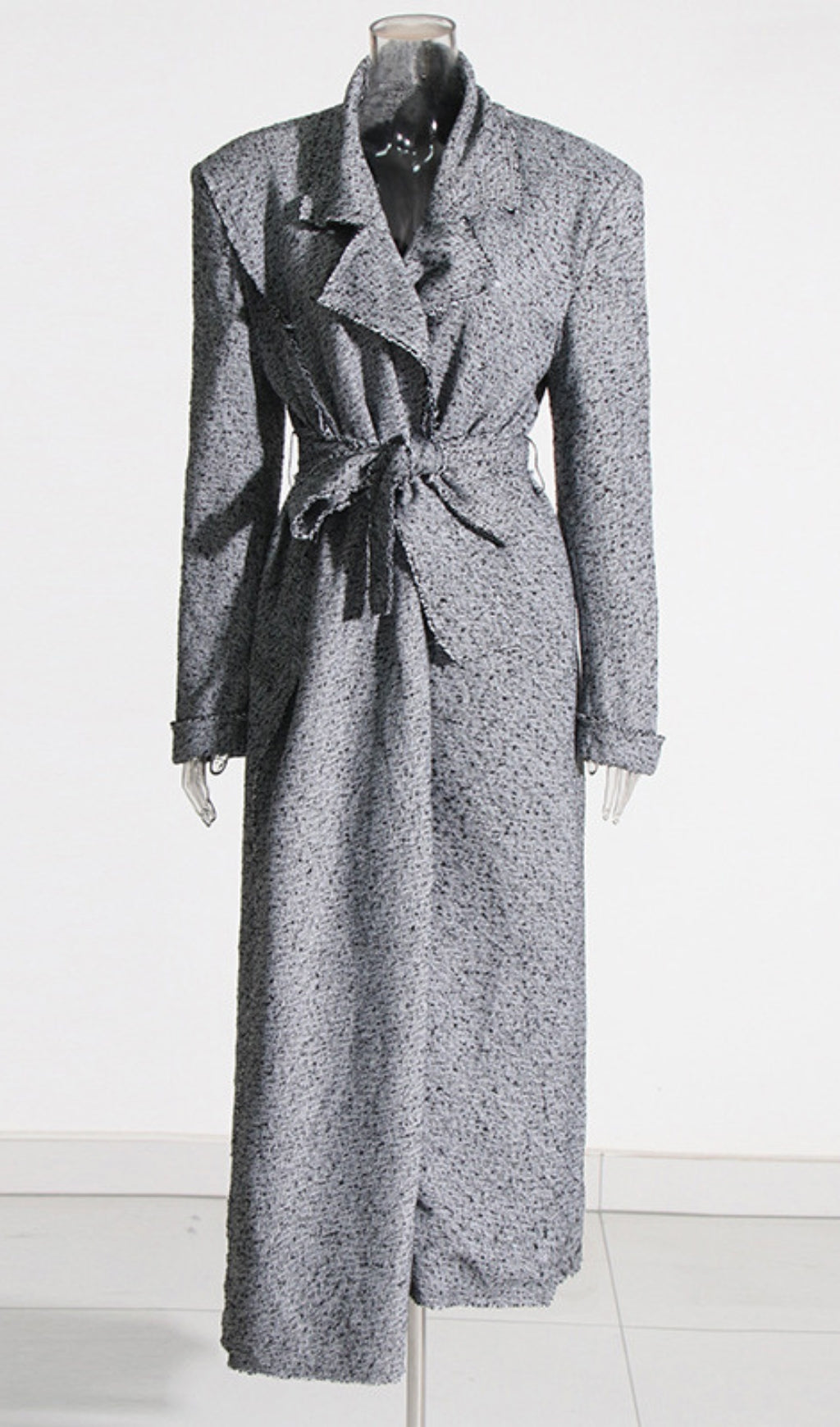 Astrid Collar Houndstooth Coat Flowering Girl
