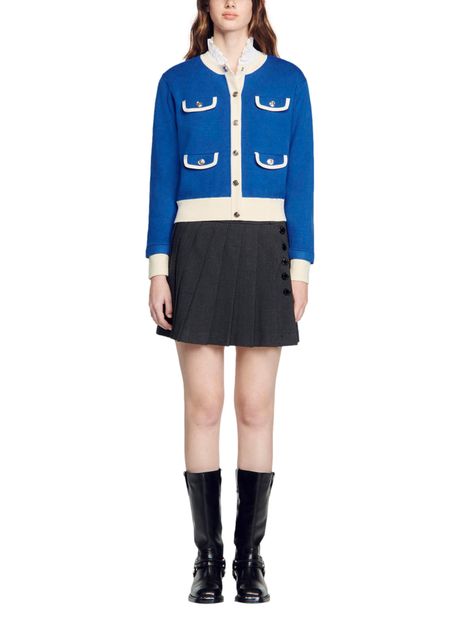 FLAP POCKET CARDIGAN SWEATER Flowering Girl
