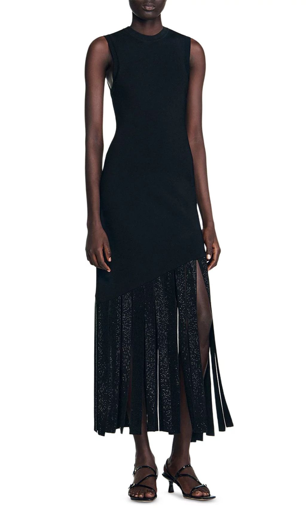 Fringed Maxi Dress Flowering Girl