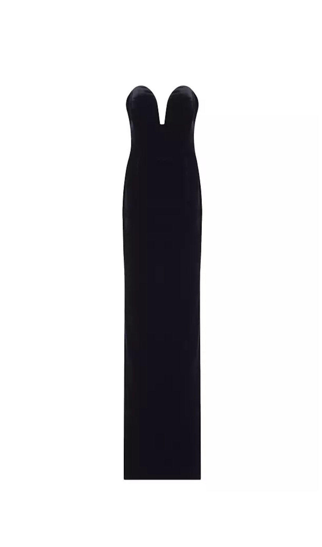 Hermosa Silk Strapless Bow Gown In Black Flowering Girl