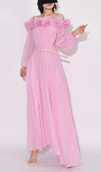 Ascella Flower Shoulder Maxi Dress Flowering Girl