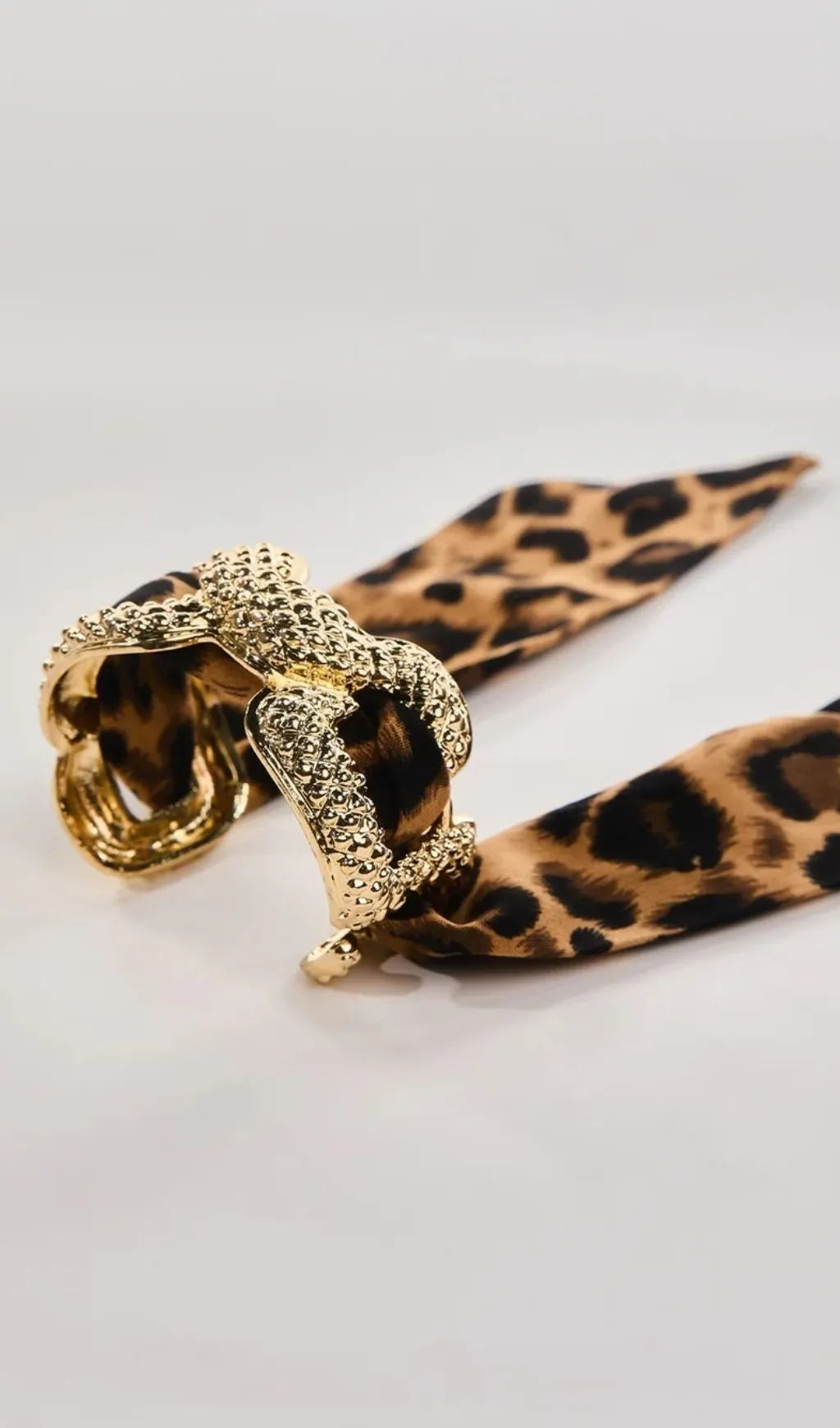 Oaelis Leopard Scarves Cuff Bracelet Flowering Girl