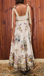 Ismet Strappy Floral Printed Maxi Dress Flowering Girl