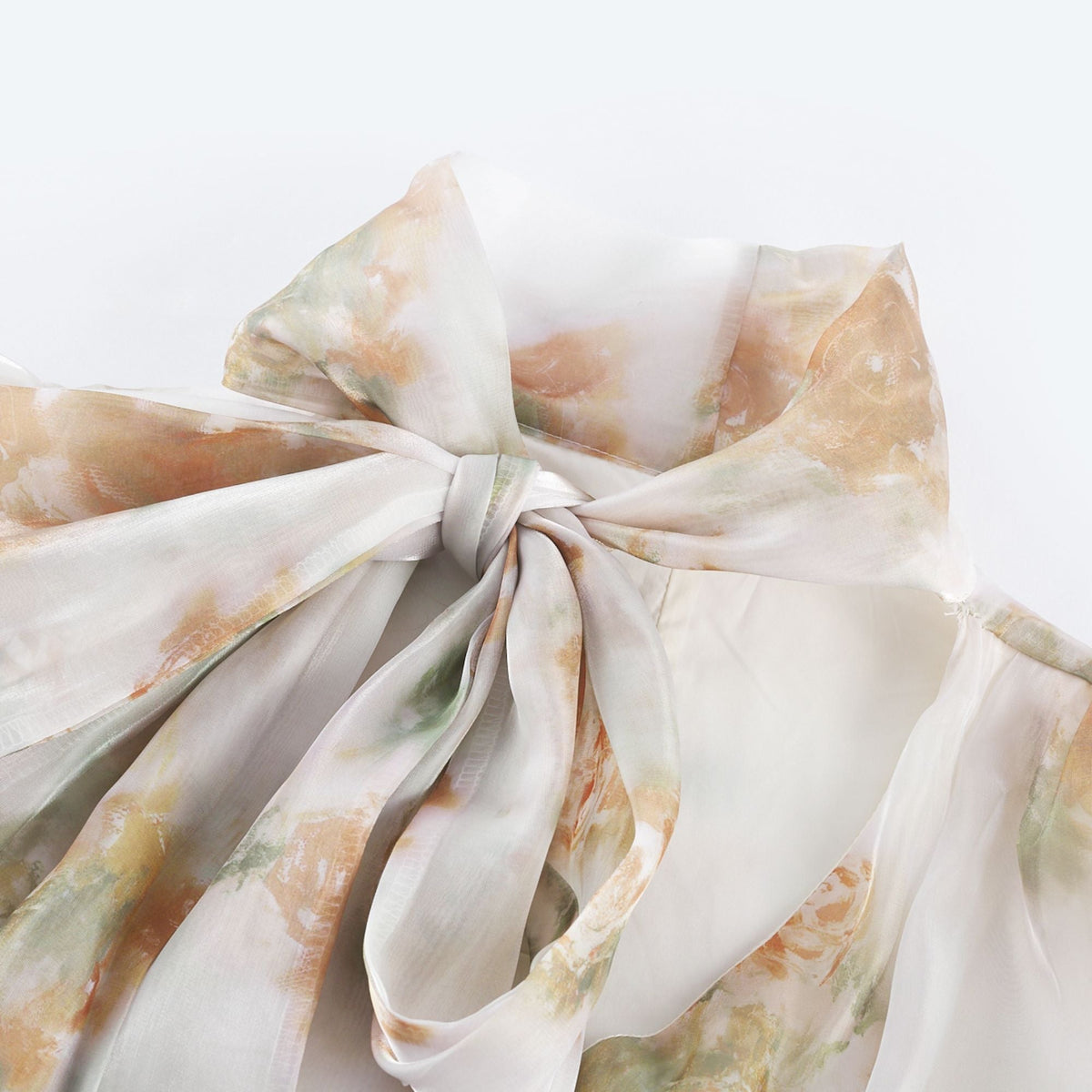 Delphine faux-pearl embellished mini dress in Neutrals Flowering Girl