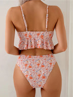 Vicky Floral Print Bikini Two-Piece Set Flowering Girl