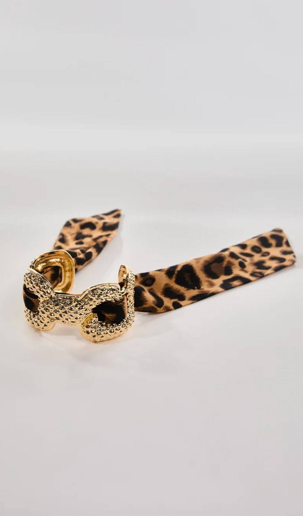 Oaelis Leopard Scarves Cuff Bracelet Flowering Girl