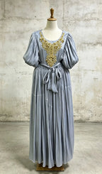 Leonie Puff Sleeve Maxi Dress Flowering Girl