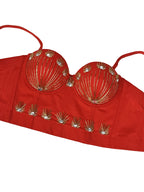 Karley Beaded Crop Top Flowering Girl