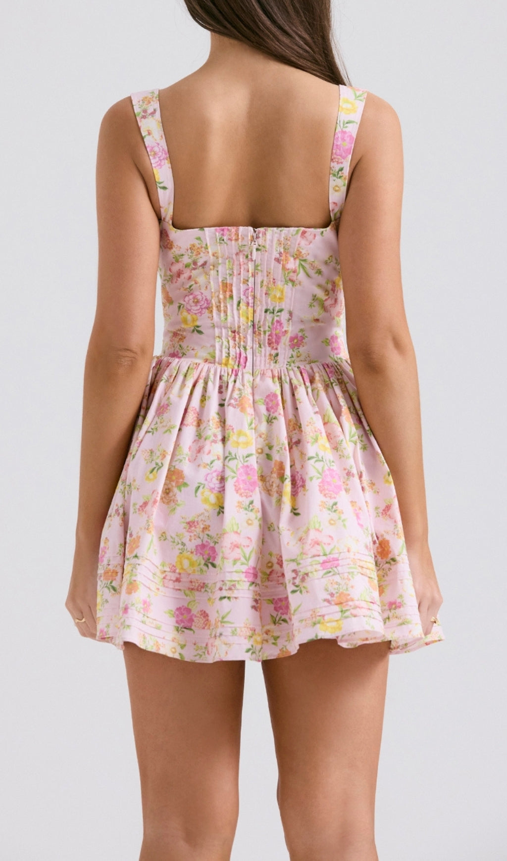Attlee Floral Printed Mini Dress Flowering Girl