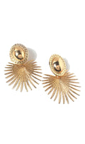 Gold Earring Flowering Girl