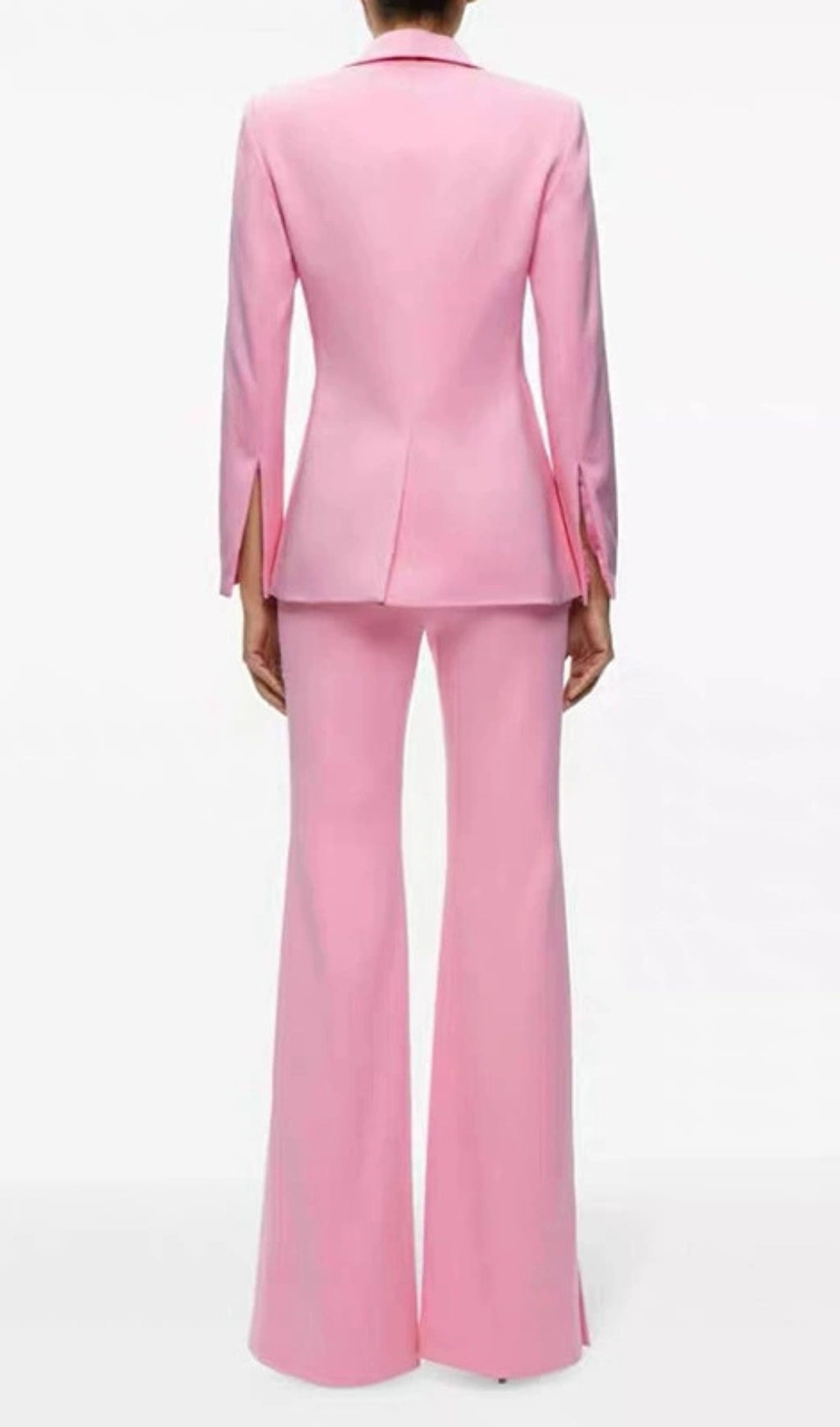 Gerardo Pink Blazer & Pants Set Flowering Girl