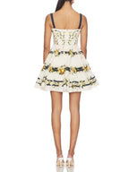 Meara Floral Mini Dress Flowering Girl