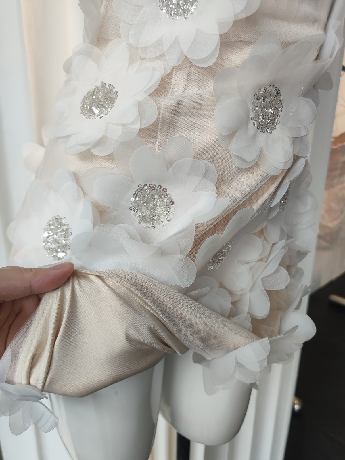 White Tulle Mesh A-Line Dress Flowering Girl