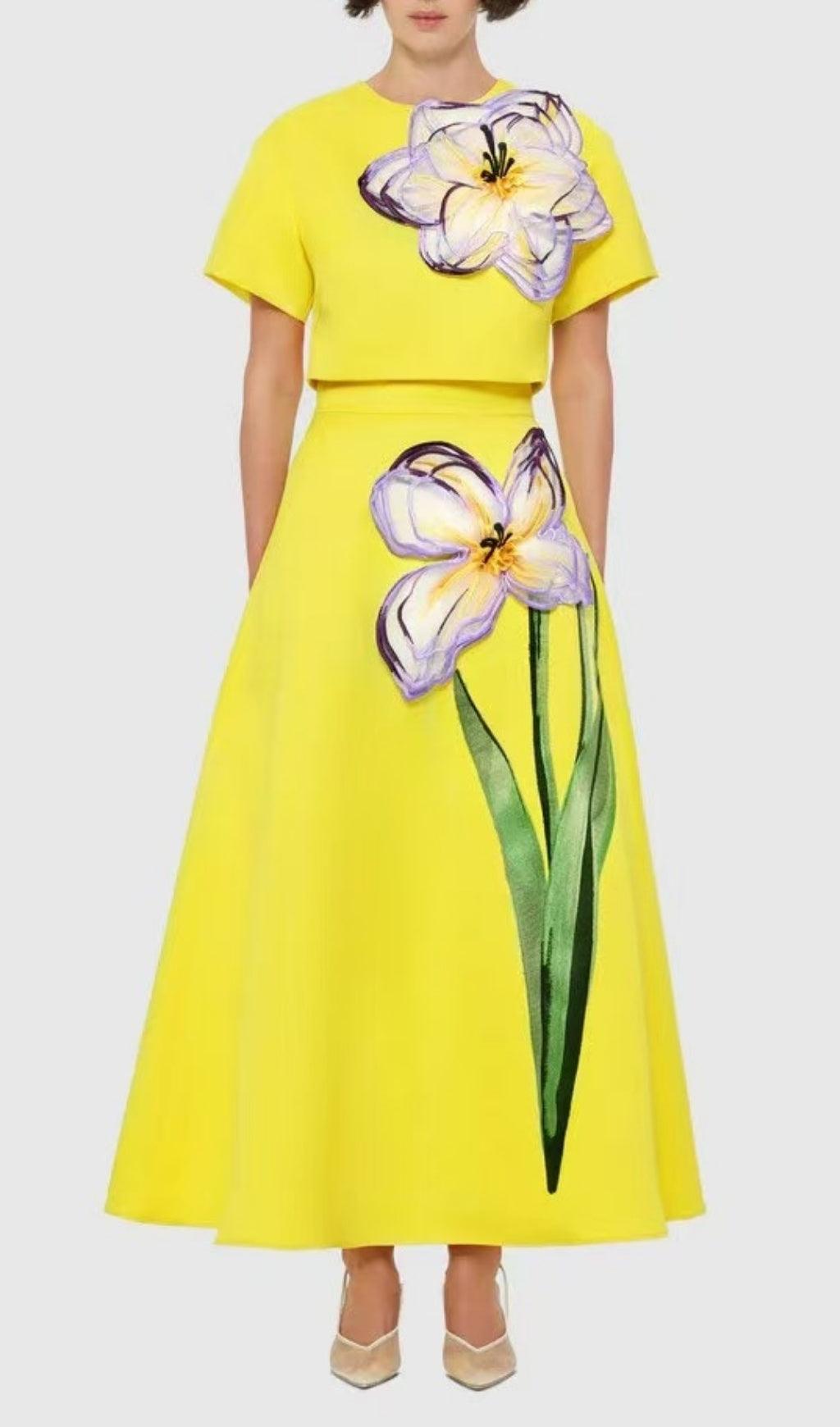 Eadoin Flower Two-Piece Set Flowering Girl