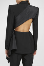 Layla Cut-Out Bow-Embellished Blazer Flowering Girl