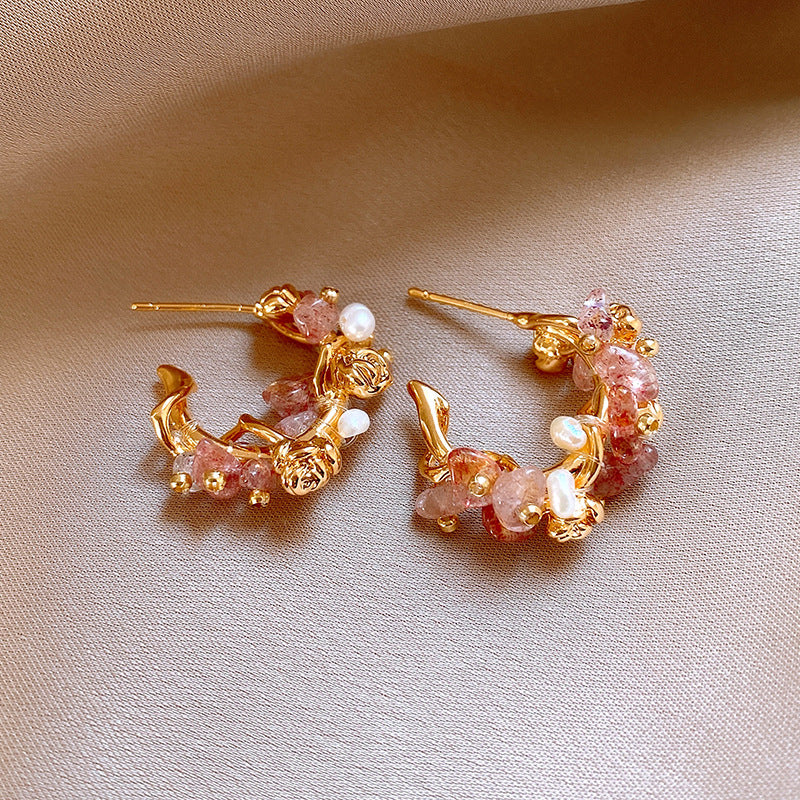 Dulcea Pearl Earrings Flowering Girl