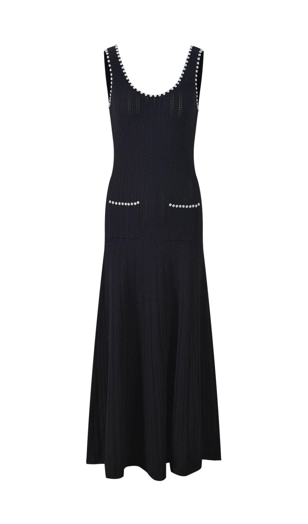 Beaded Midi Dress Flowering Girl