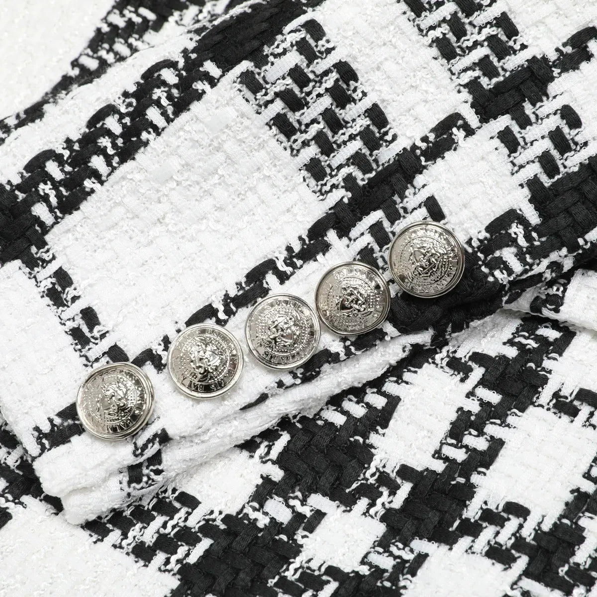 Kimothy Check Blazer Flowering Girl