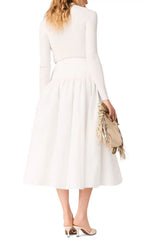 Long Taffeta Skirt Flowering Girl