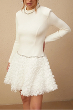 Clara Embellished Mini Dress Flowering Girl