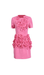 Desma Flower Mini Dress Flowering Girl