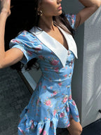 Mattie Mini Dress Flowering Girl