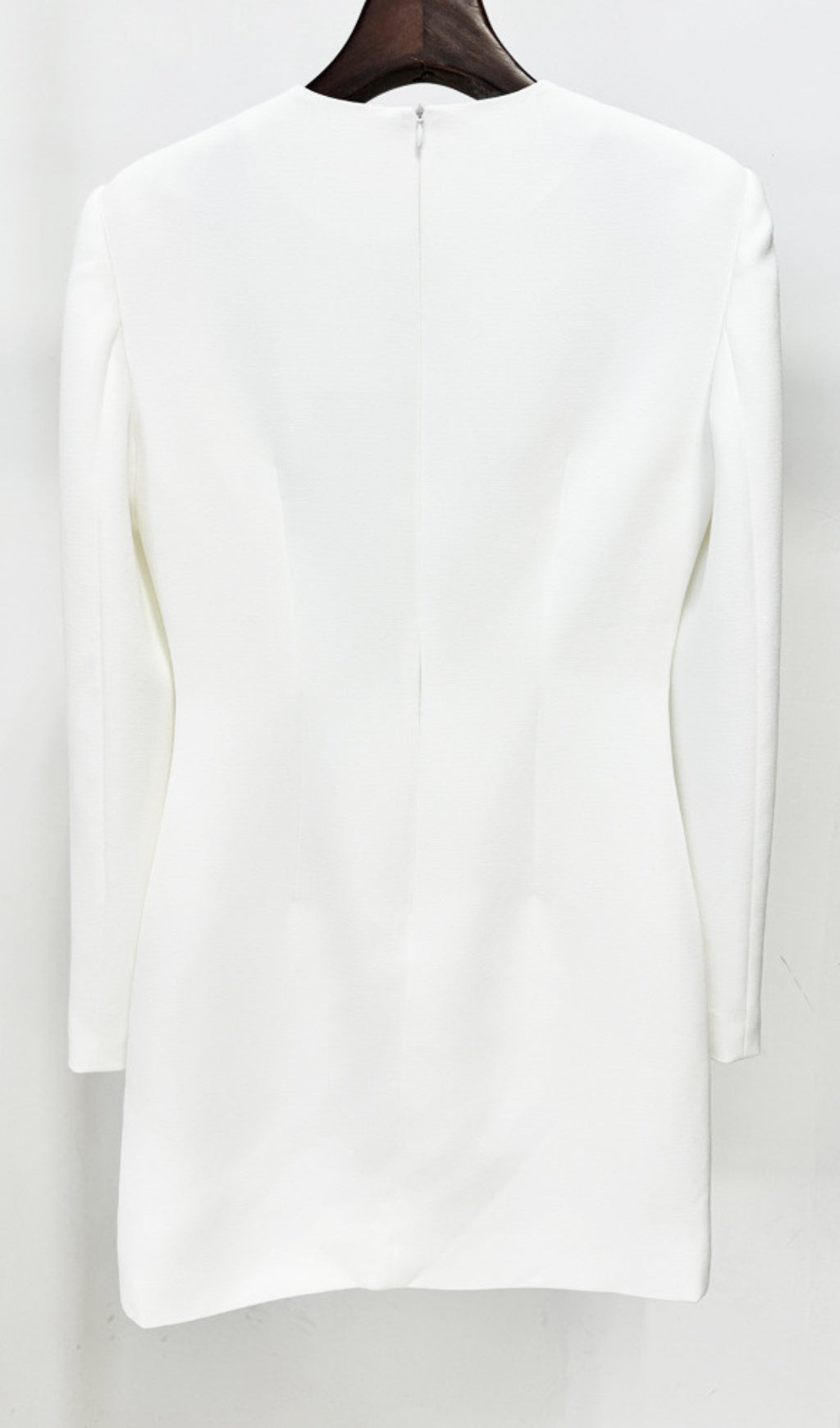 Butch White Flower Long Sleeve Mini Dress Flowering Girl
