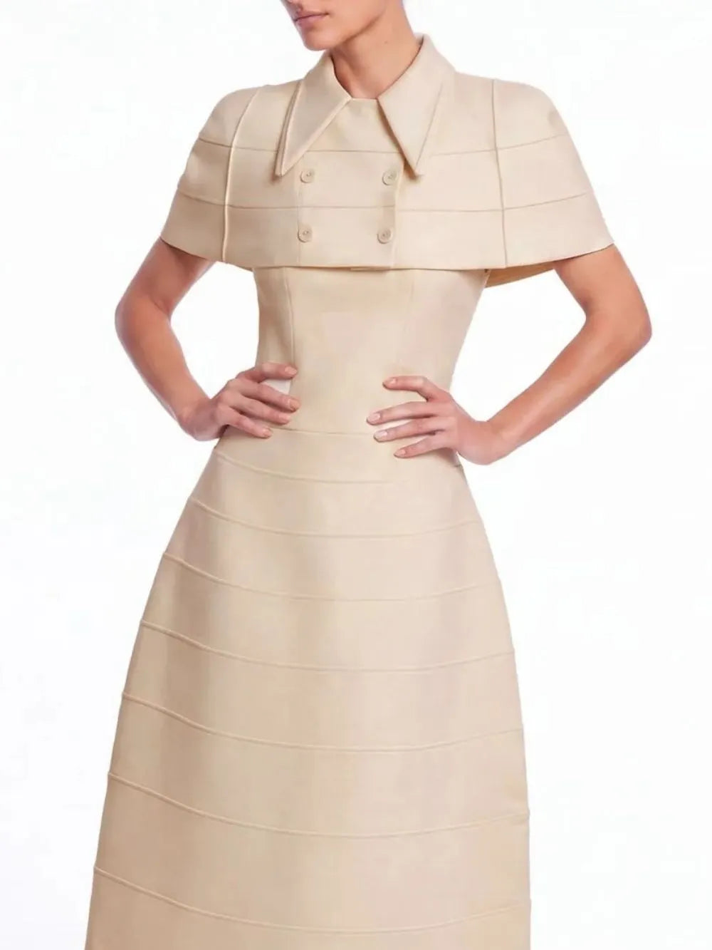 Frigg Cape Dress Set Flowering Girl