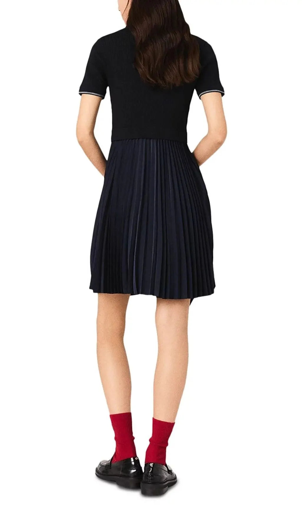 Short Pleated Polo Dress Flowering Girl