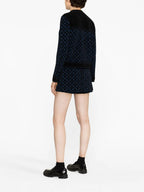 MONOGRAM-PATTERN BOMBER JACKET Flowering Girl