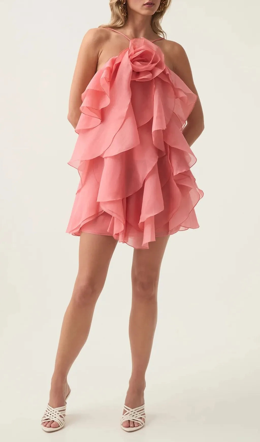 Pandorea Layered Mini Dress Flowering Girl
