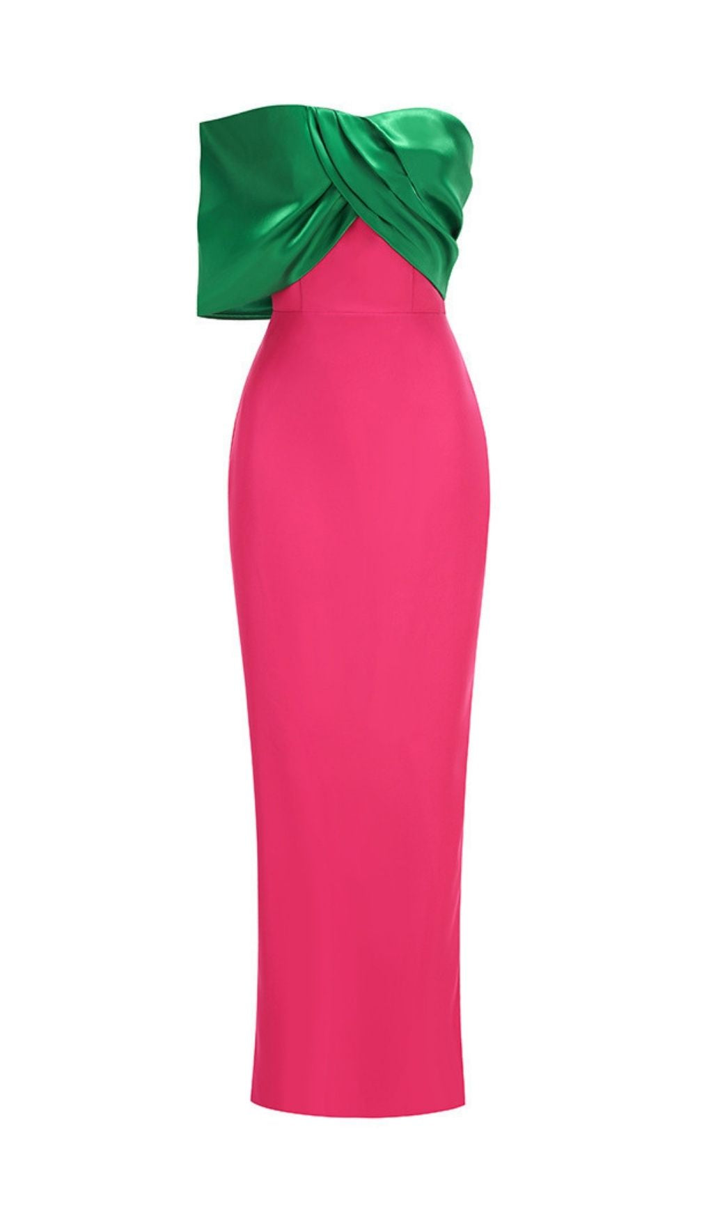 Kalea Pink Green Maxi Dress Flowering Girl
