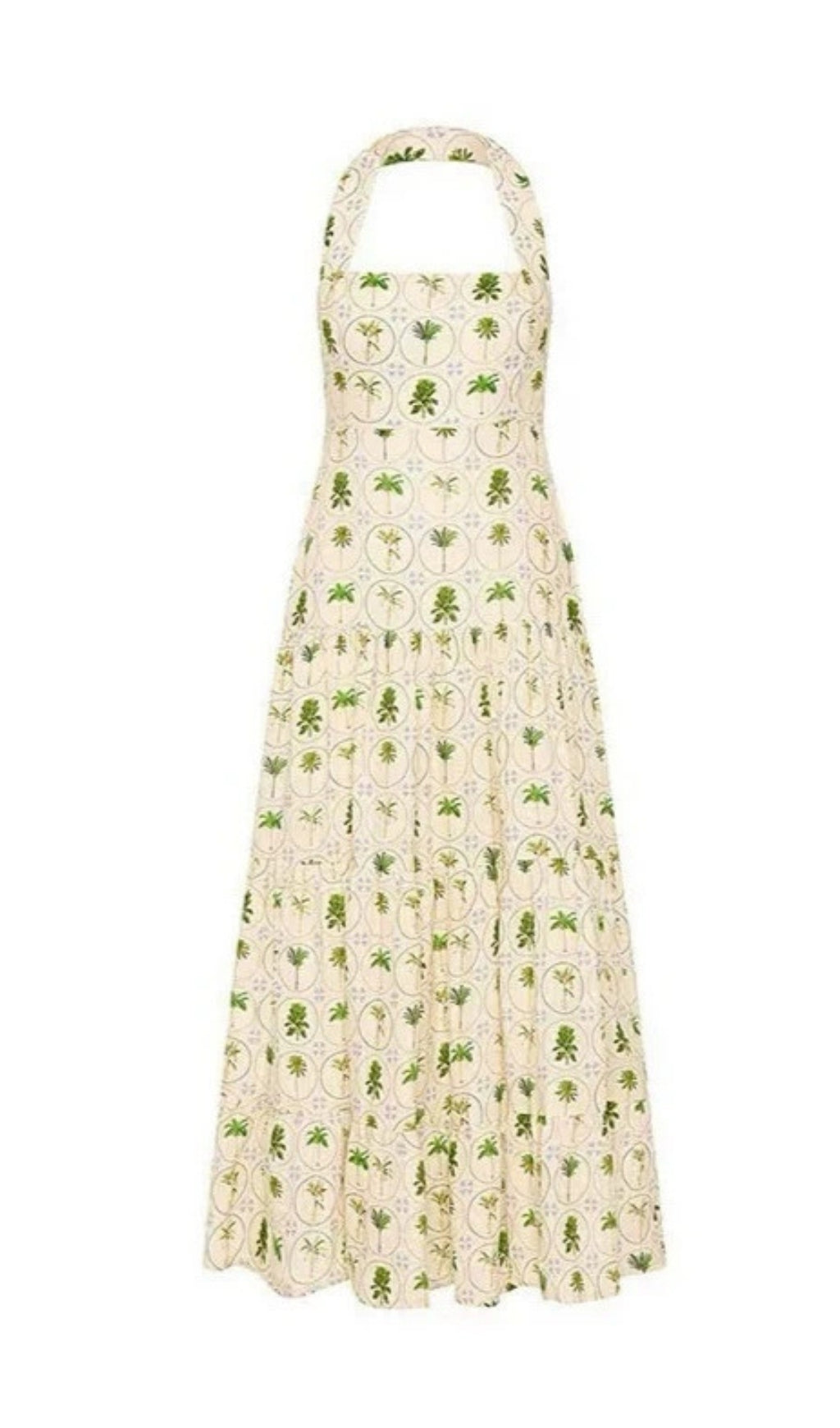 Evera Halter Printed Maxi Dress Flowering Girl