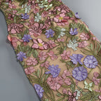Masiela Flower Embroidery Midi Dress Flowering Girl