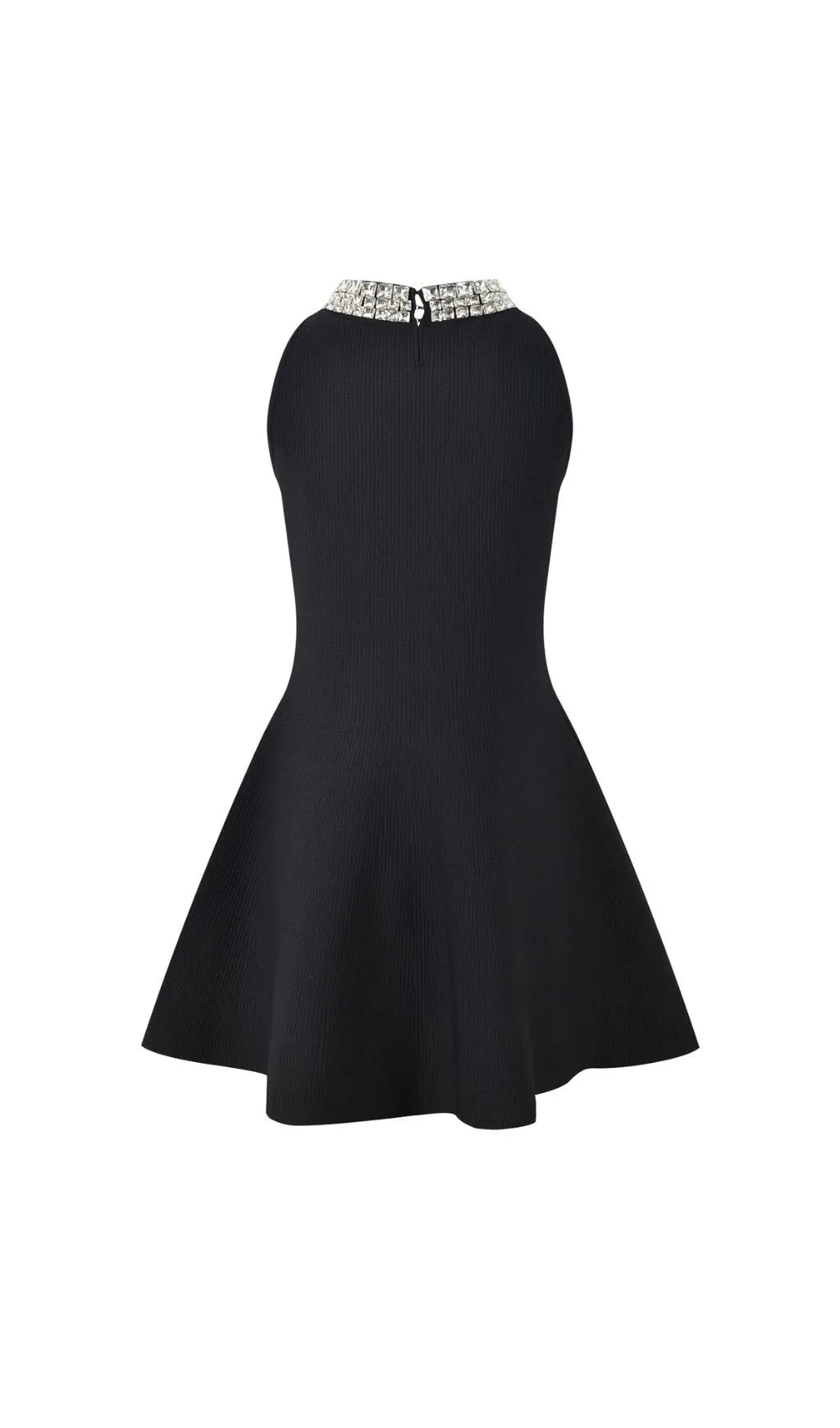 Rhinestone Collar Short Dress Flowering Girl