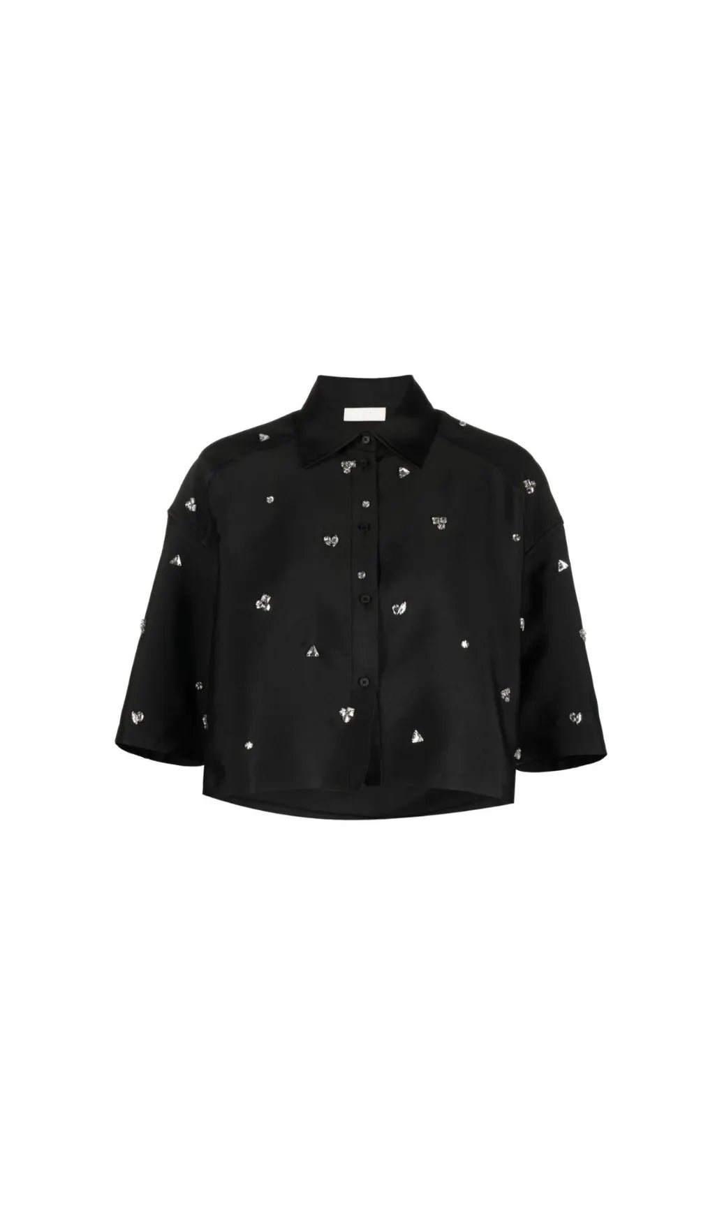 OVERSIZED CROPPED EMBELLISHED SHIRT Flowering Girl