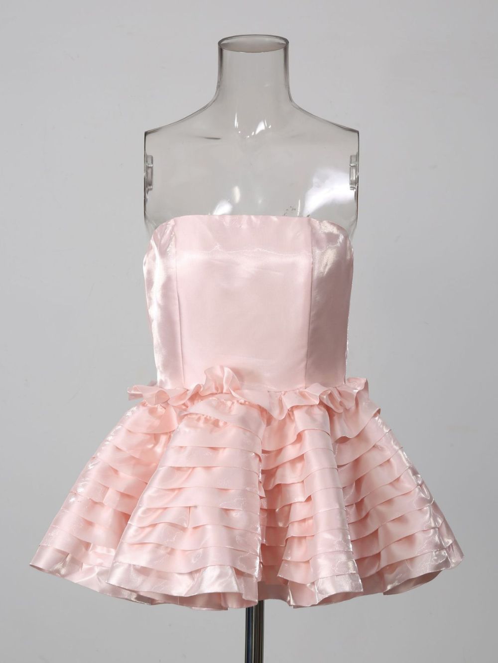 Montie Strapless Layered Ruffle Top