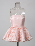 Montie Strapless Layered Ruffle Top