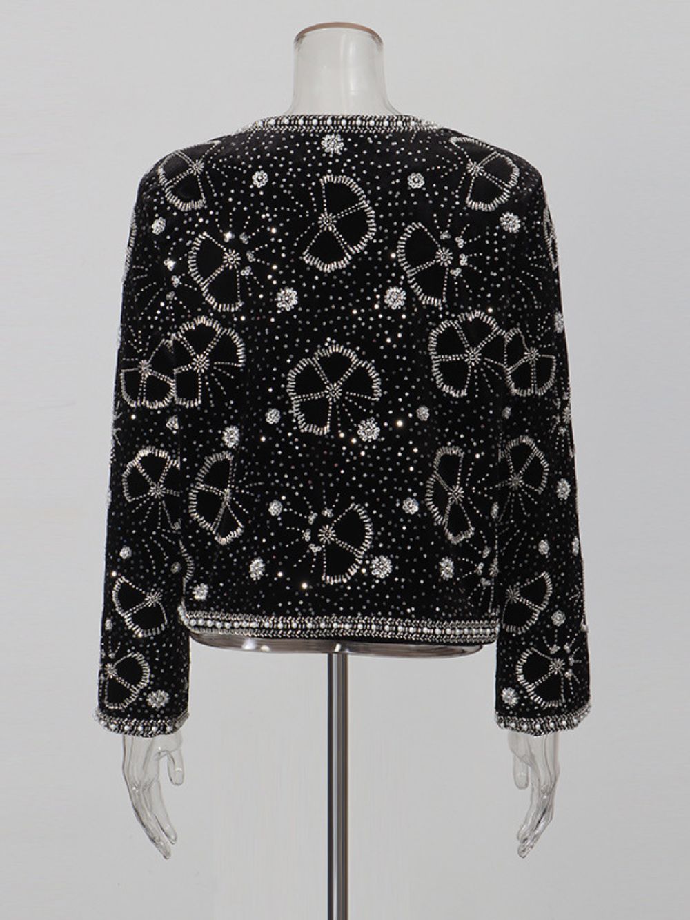 Mitzi Black Beaded Embellished Jacket