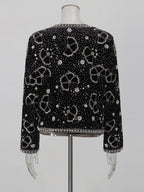 Mitzi Black Beaded Embellished Jacket
