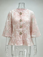 Miyuri Floral Embroidery Top