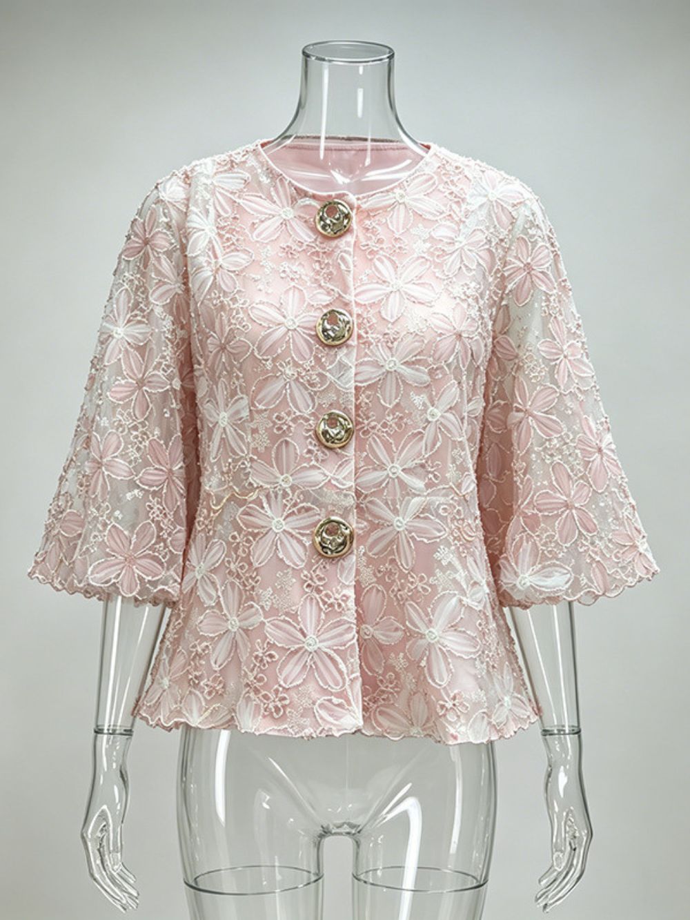 Miyuri Floral Embroidery Top