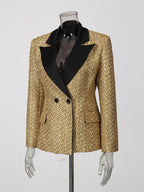 Miyu Gold Blazer