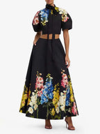 Marzia Floral Two-Piece Set Flowering Girl