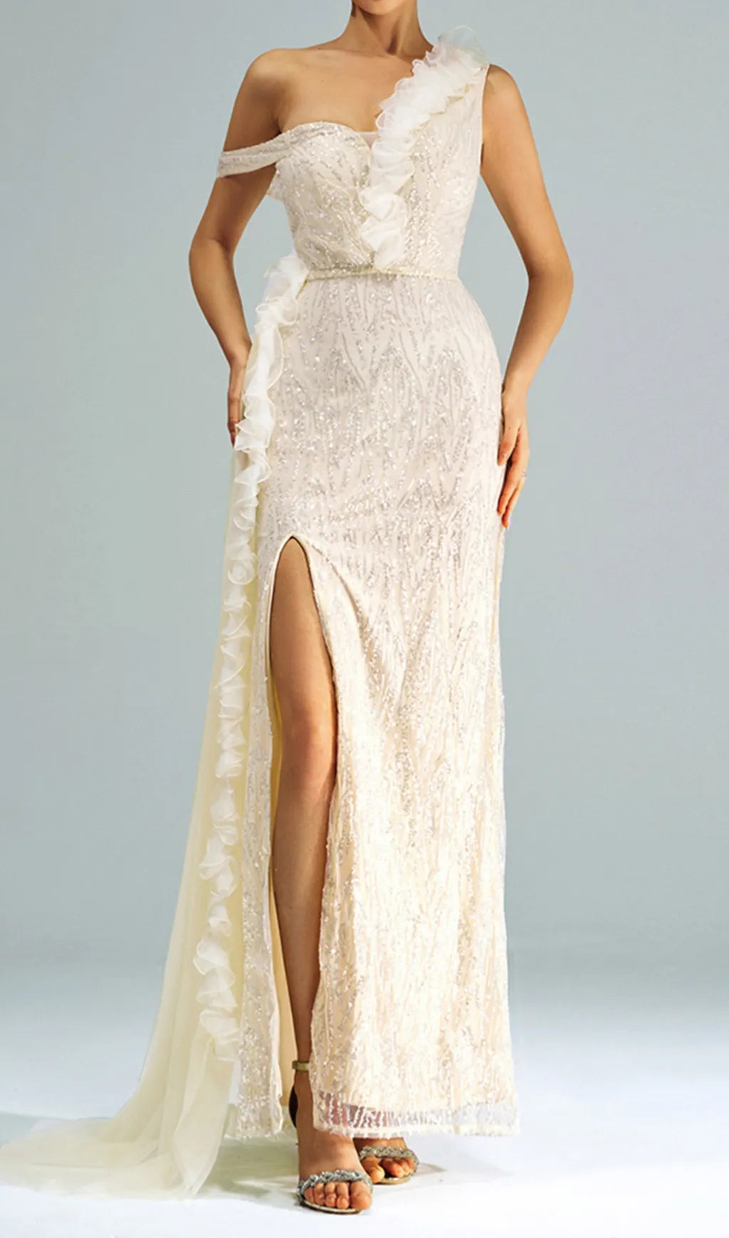 Capella Sequin Strap Maxi Dress Flowering Girl