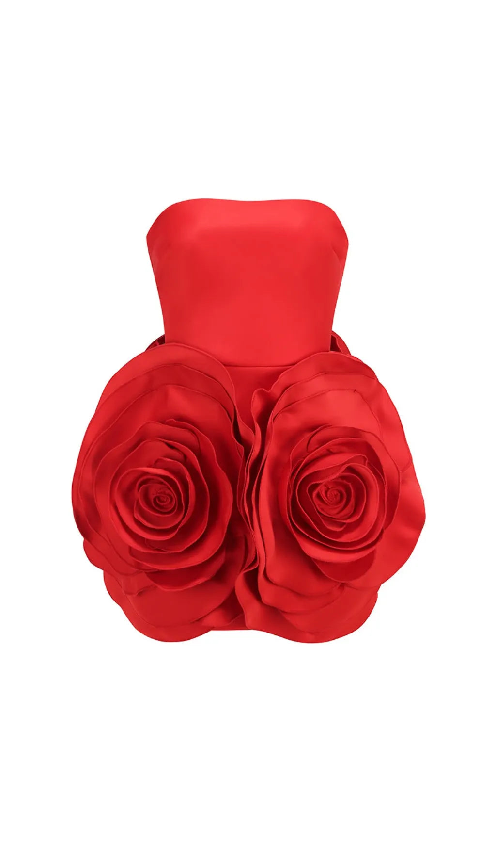 Ayat Strapless Flower Mini Dress Flowering Girl